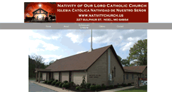 Desktop Screenshot of nativitychurch.us