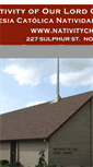 Mobile Screenshot of nativitychurch.us