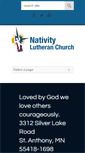 Mobile Screenshot of nativitychurch.org