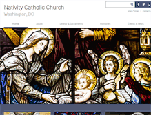 Tablet Screenshot of nativitychurch.net